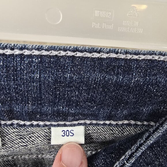 Ariat Womens High Rise Flare Jeans Chimayo Print Dark Wash Denim Size 30S - Picture 6 of 10